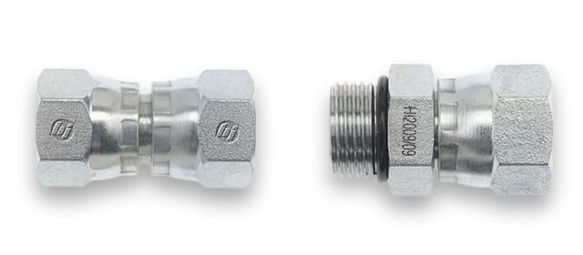 37° JIC Straight Swivels | SAE J514 Flare Swivel Adapters | Brennan